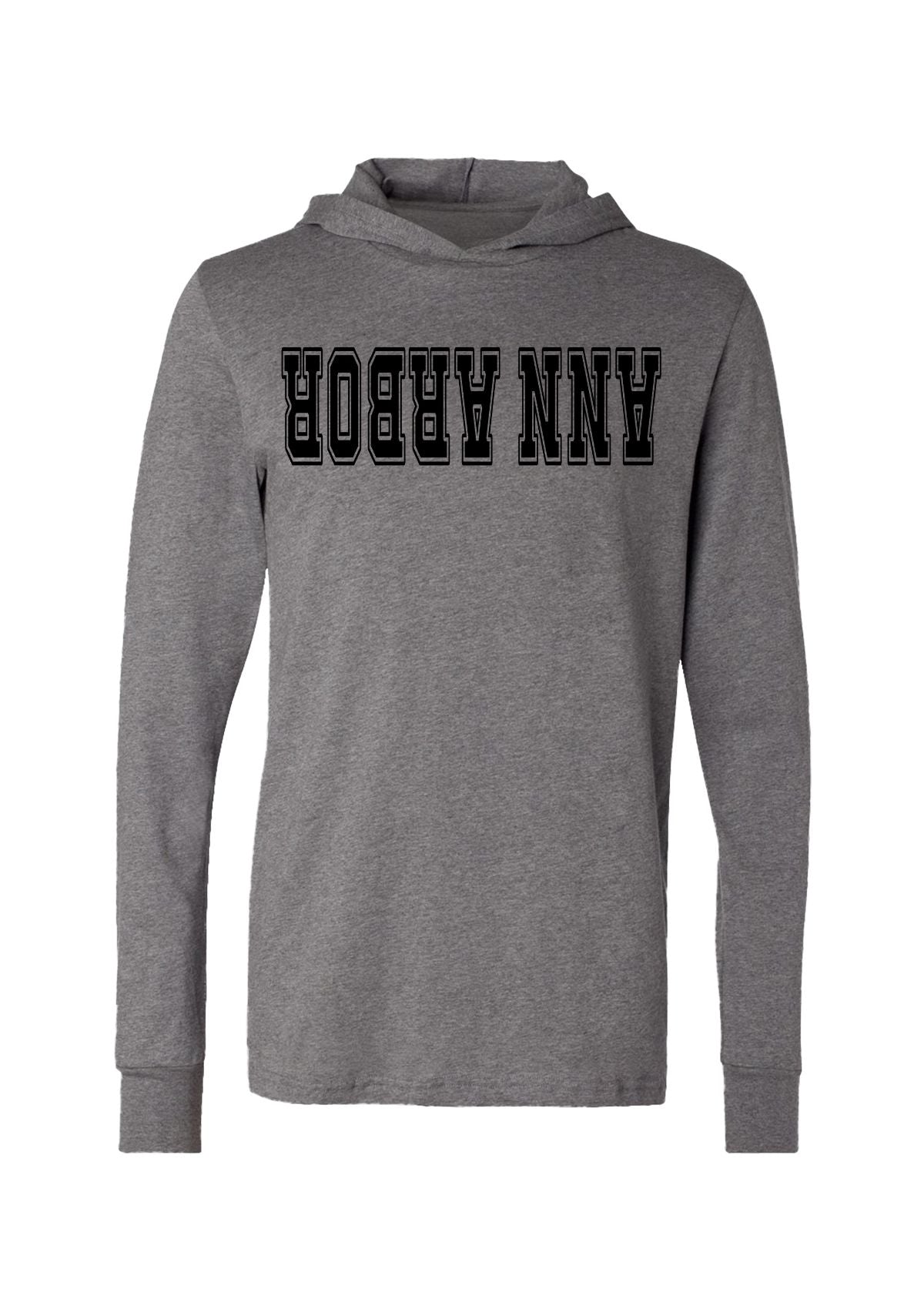 Ann Arbor FlipSide Tee – Upside Down Graphic Hoodie Tee