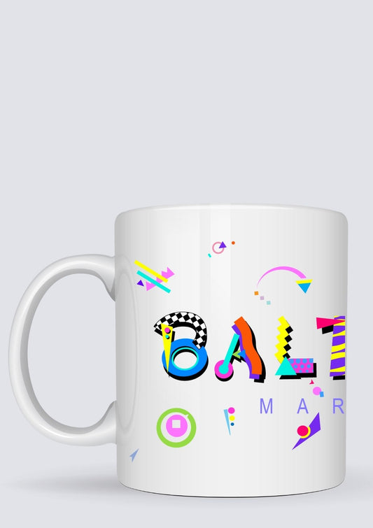 Baltimore POPtype™ Mug – 11oz Ceramic Coffee Cup