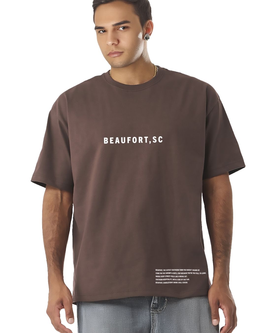 Beaufort, SC Oversized Unisex Tee