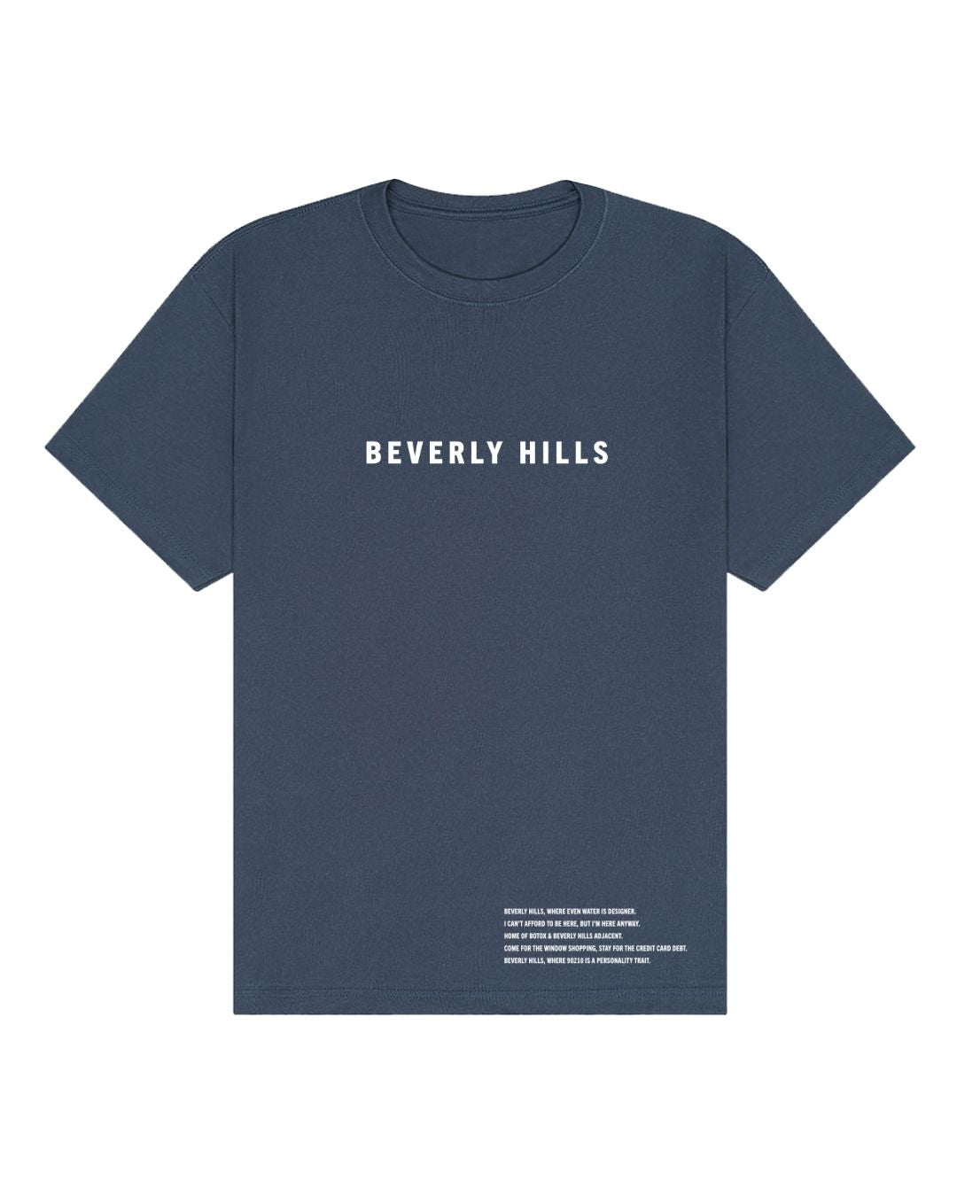 Beverly Hills Oversized Heavyweight T-Shirt – Designer Water Vibes