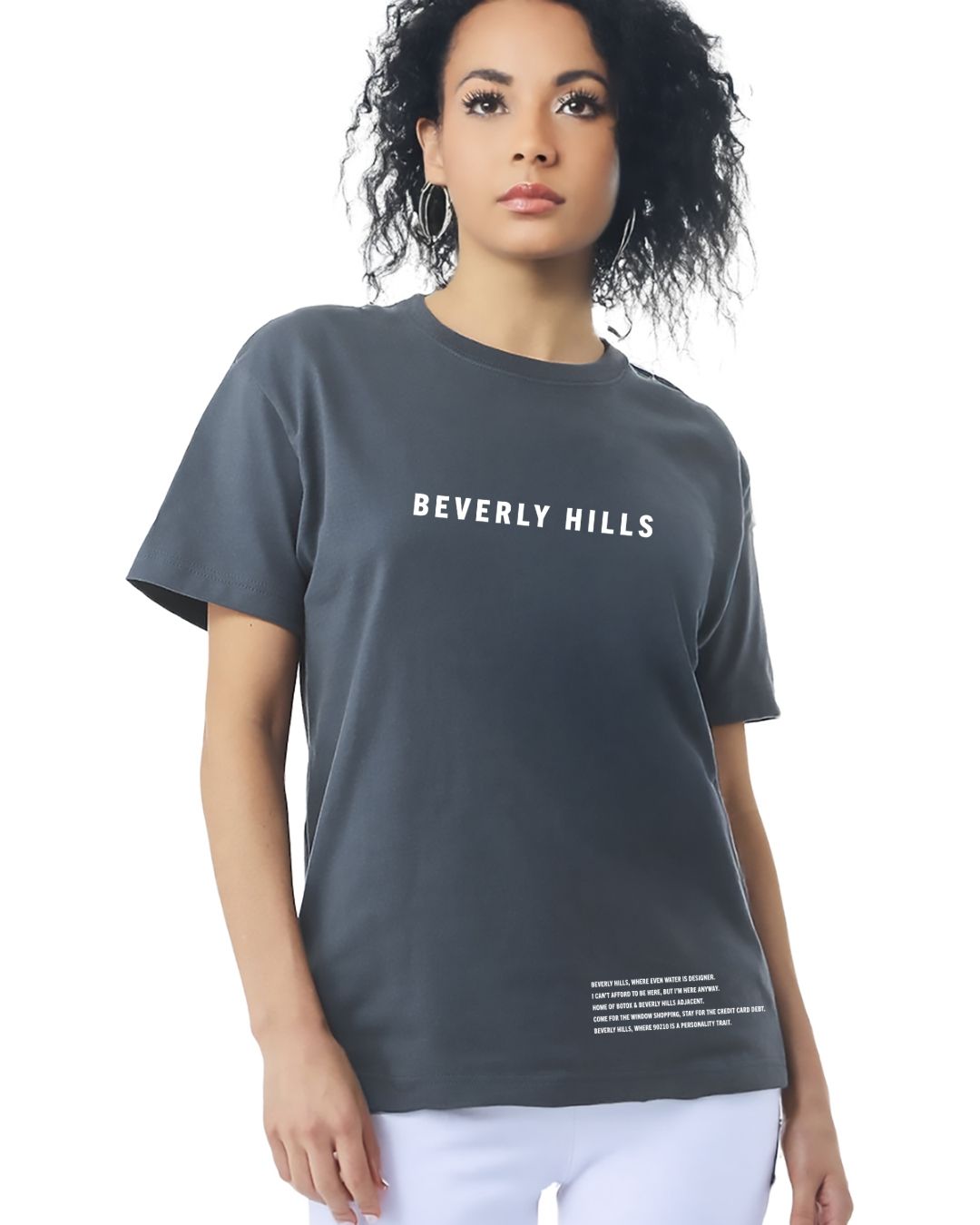 Beverly Hills Oversized Heavyweight T-Shirt – Designer Water Vibes