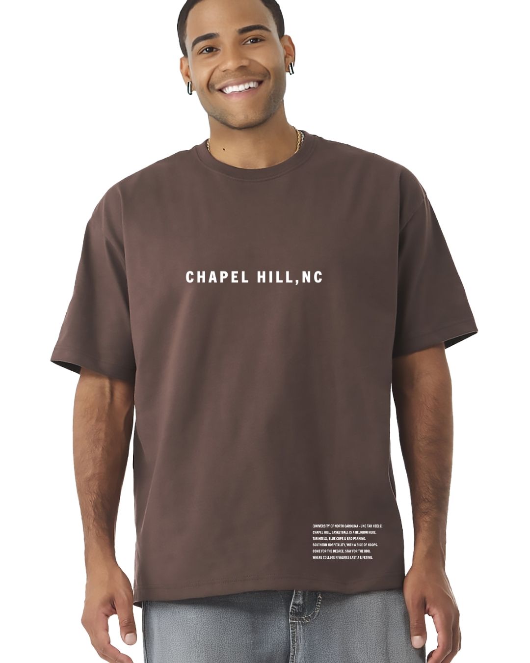 Chapel Hill, NC – reppin’ tar heel energy where rivalries run deep, and the BBQ’s worth a degree 🏀