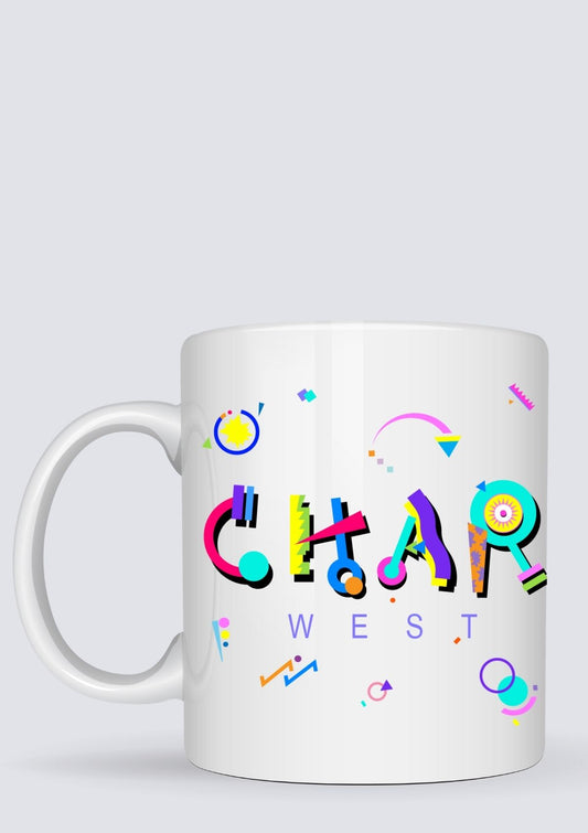 Charleston, WV POPtype™ Mug – 11oz Ceramic Coffee Cup