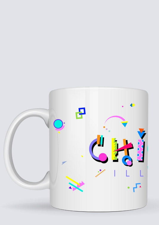 Chicago POPtype™ Mug – 11oz Ceramic Coffee Cup