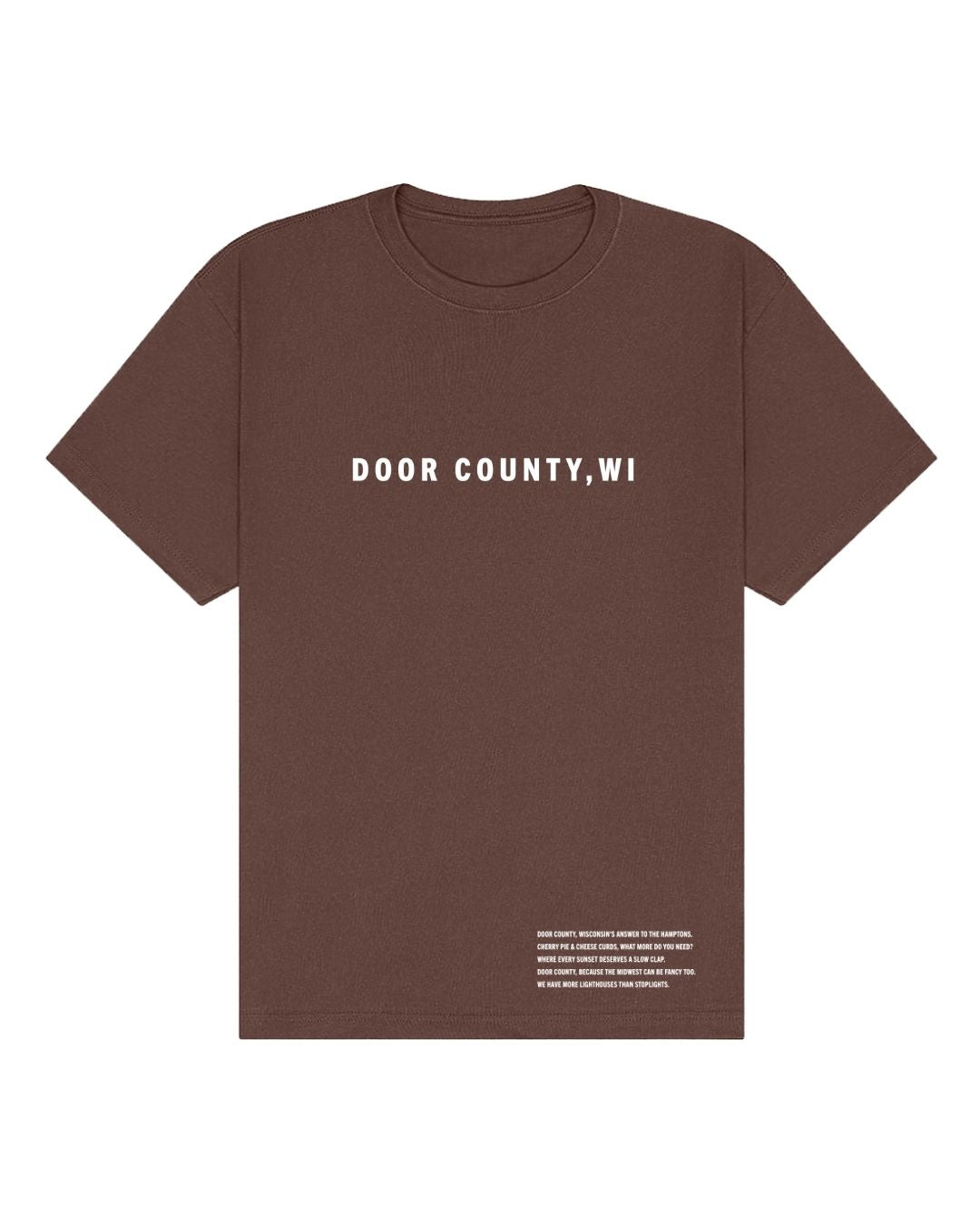 Door County Oversized Heavyweight T-Shirt – Midwest Fancy Tee