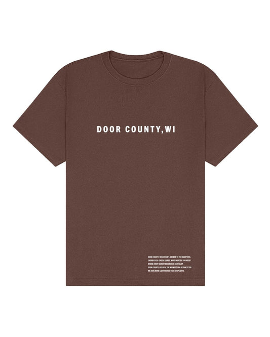 Door County Oversized Heavyweight T-Shirt – Midwest Fancy Tee