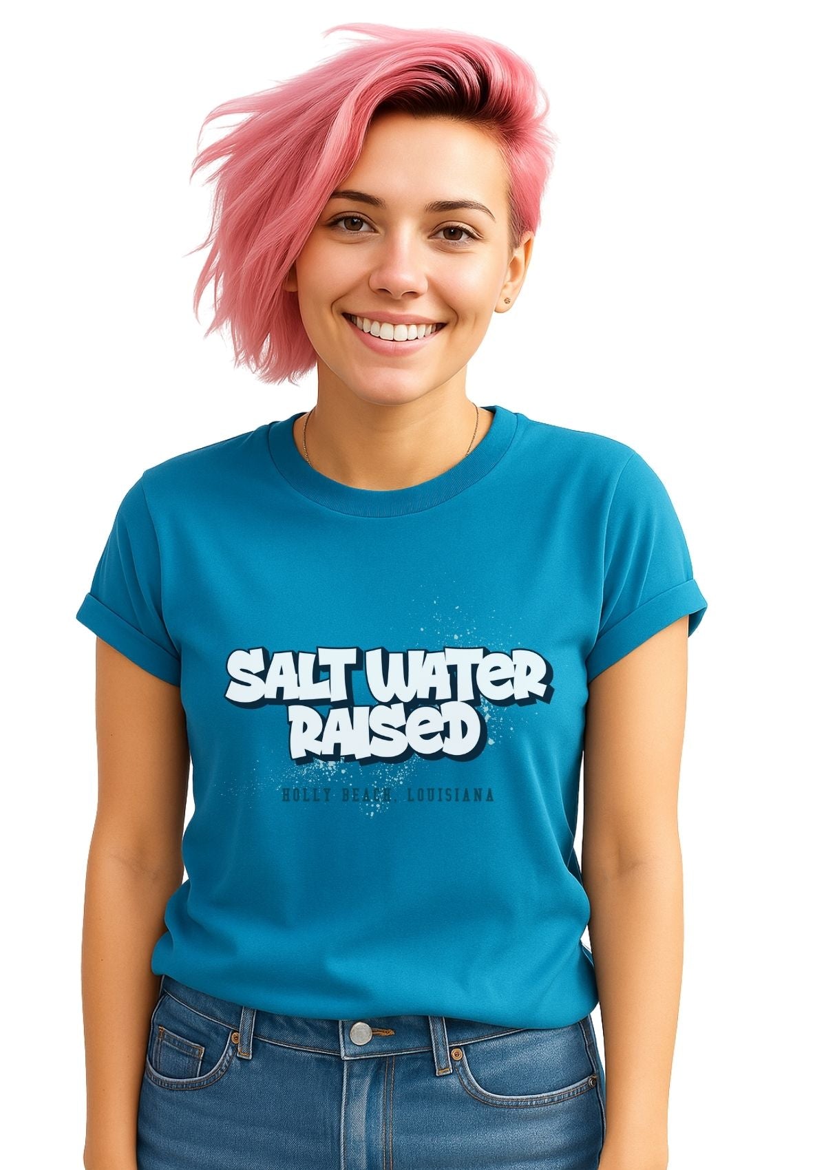 Holly Beach, Louisiana — Saltwater Raised™ Coastal Tee