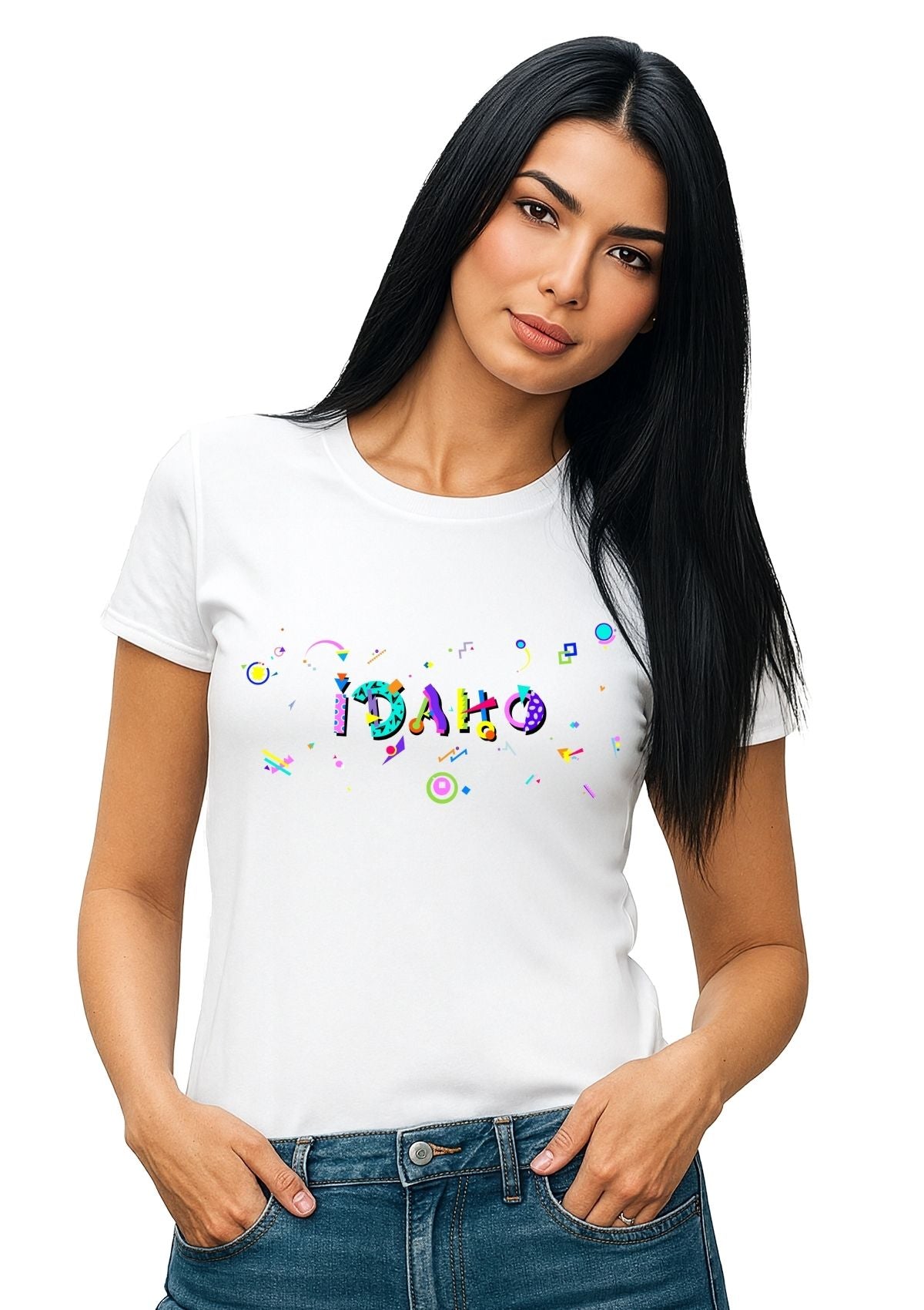 Idaho POPtype T-Shirt – The Gem State Glow & Potatoes 🥔