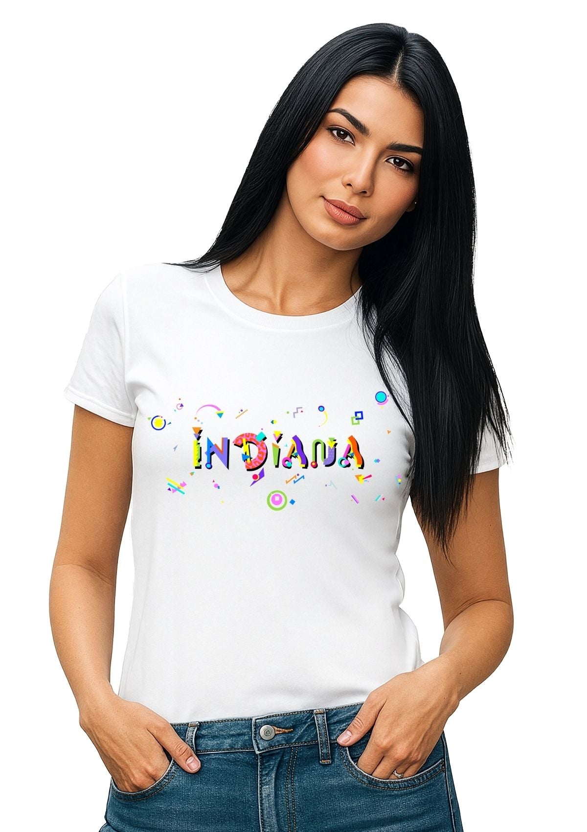 Indiana POPtype T-Shirt – The Hoosier Pride State Vibes 🏁🚗