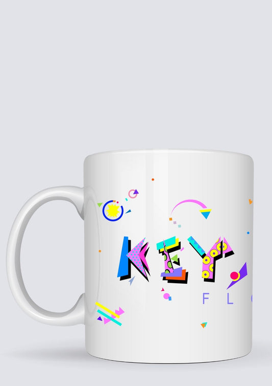 Key West Florida POPtype™ Mug - 11oz Ceramic Coffee Cup