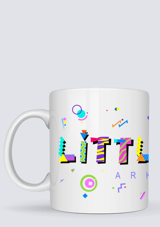 Little Rock, Arkansa POPtype™ Mug - 11oz Ceramic Coffee Cup