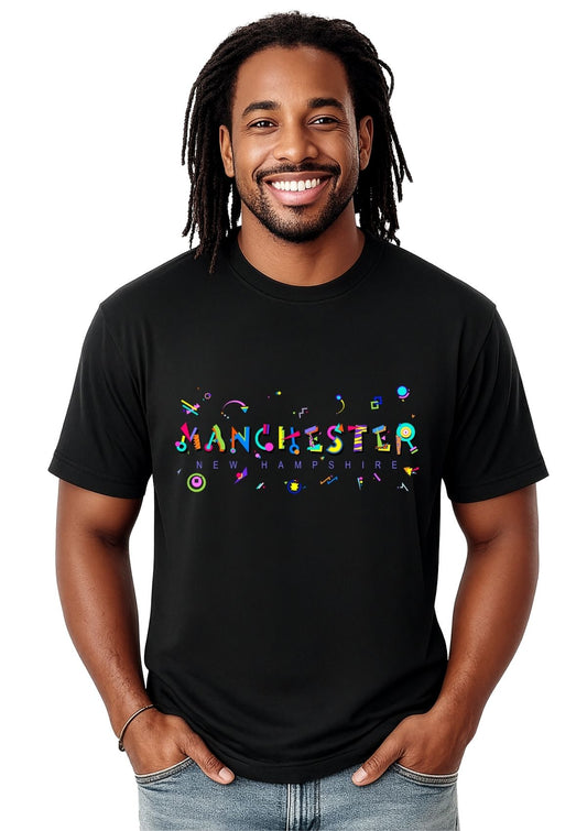 Manchester POPtype T-Shirt – Bold, Retro & Full of New England Energy