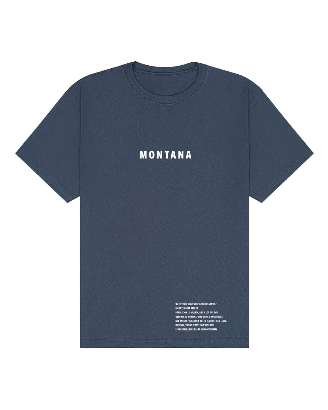 Montana Oversized Heavyweight T-Shirt – Wild West Meets Wifi