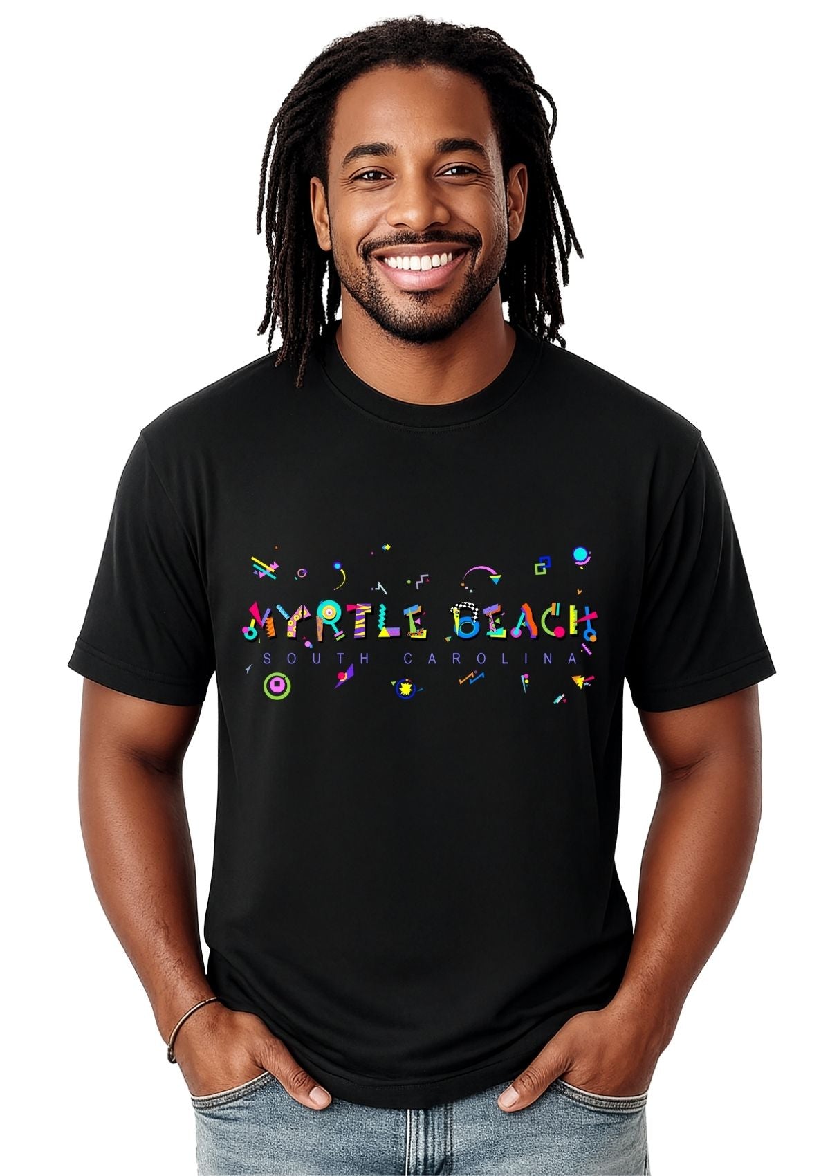 Myrtle Beach POPtype T-Shirt – Bold, Retro & Full of Boardwalk Energy