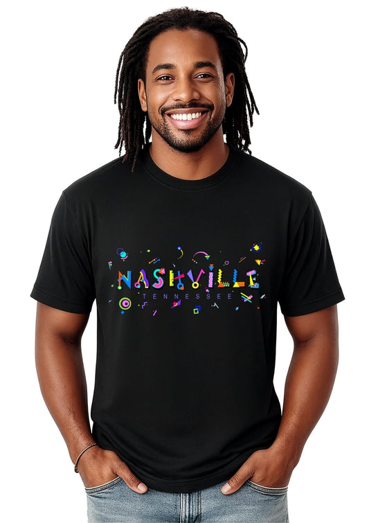 Nashville POPtype T-Shirt – Bold, Retro & Full of Music City Energy 🎸