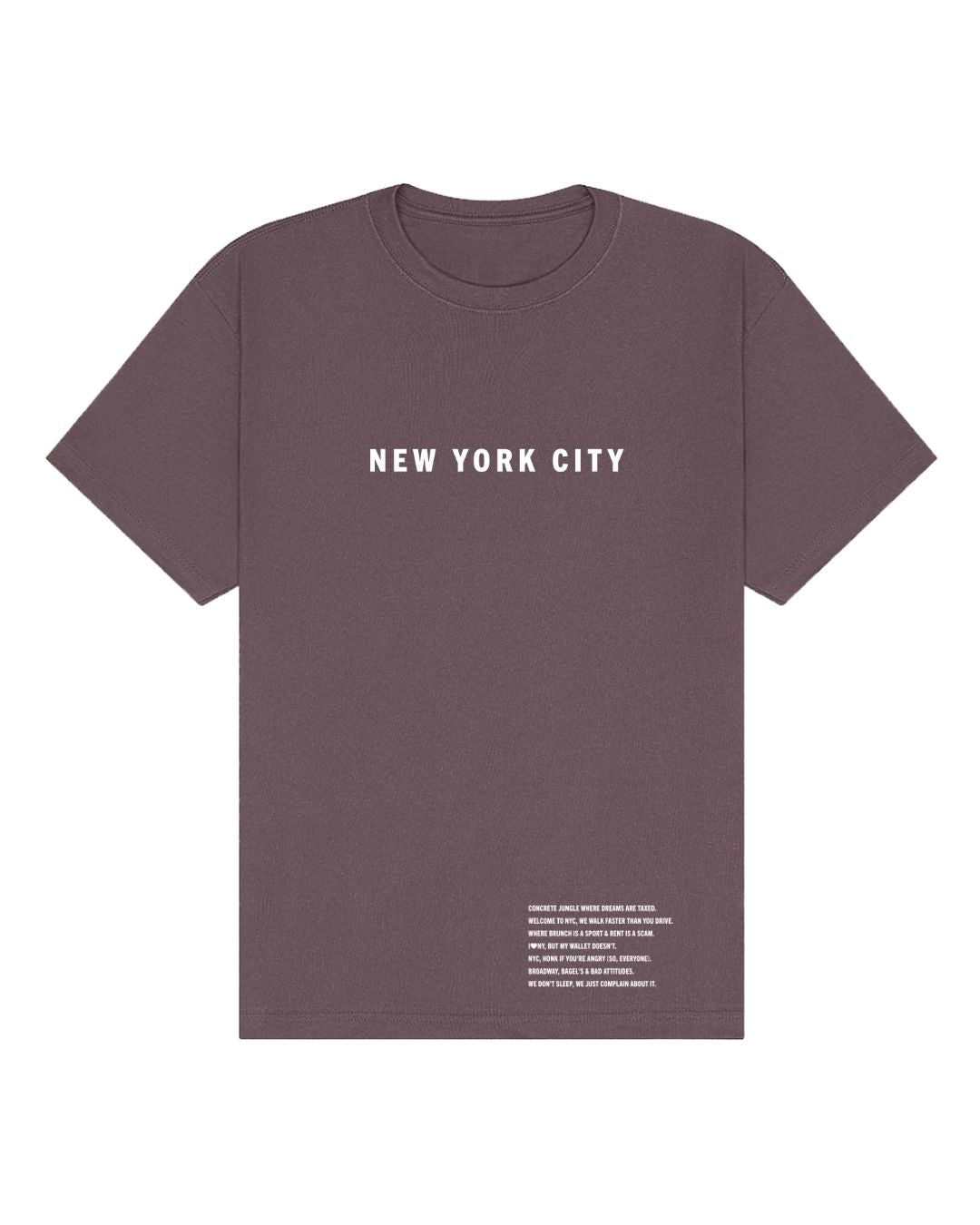 New York City Oversized Heavyweight T-Shirt – Big Sass in the Big Apple
