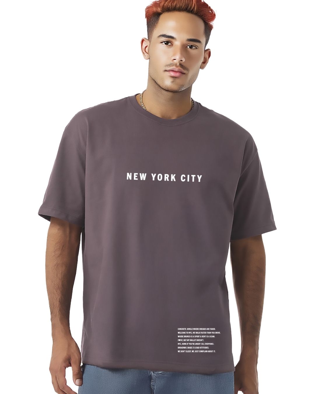 New York City Oversized Heavyweight T-Shirt – Big Sass in the Big Apple