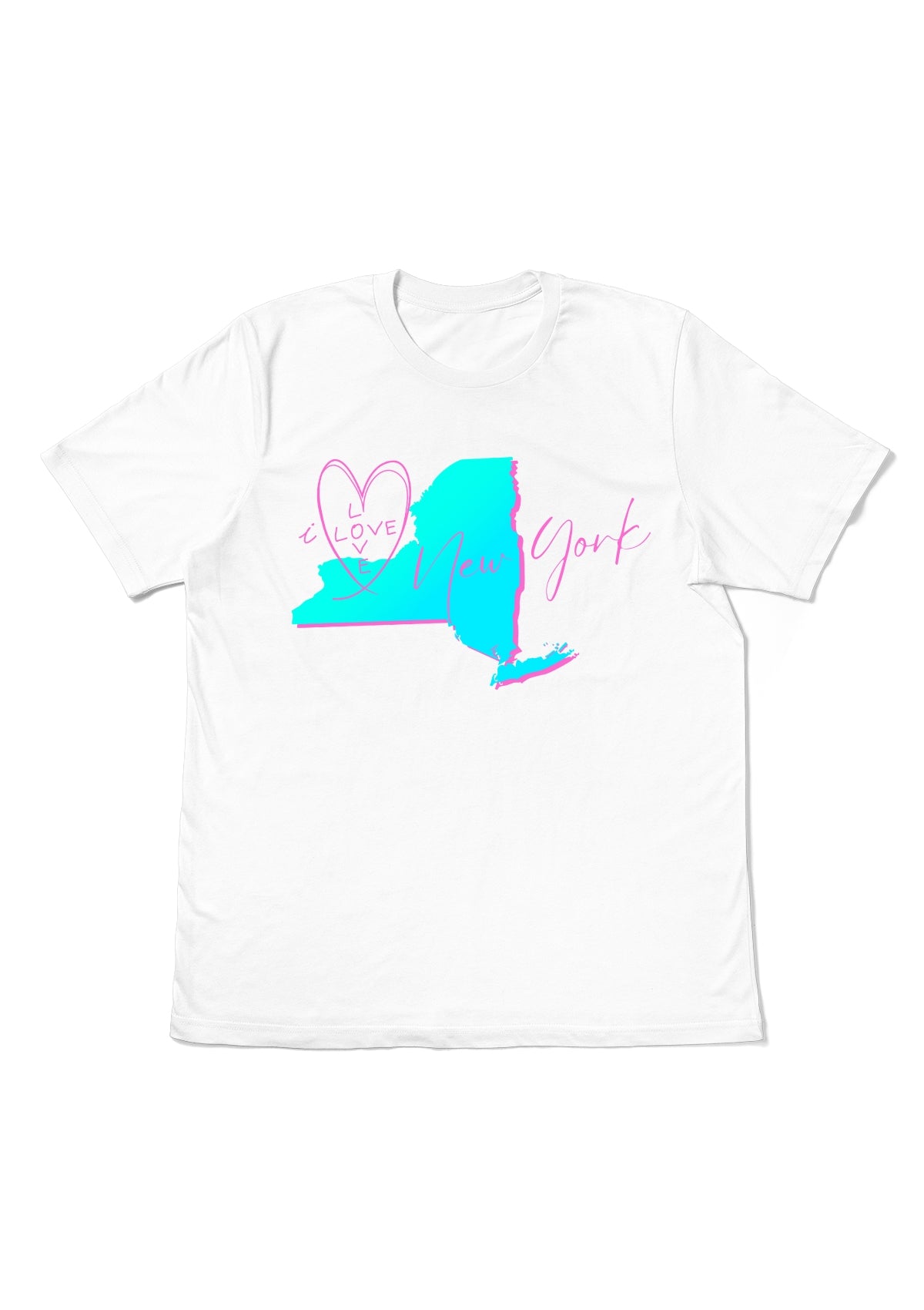 I Love New York Women’s T-Shirt – Premium Airlume Cotton Graphic Tee