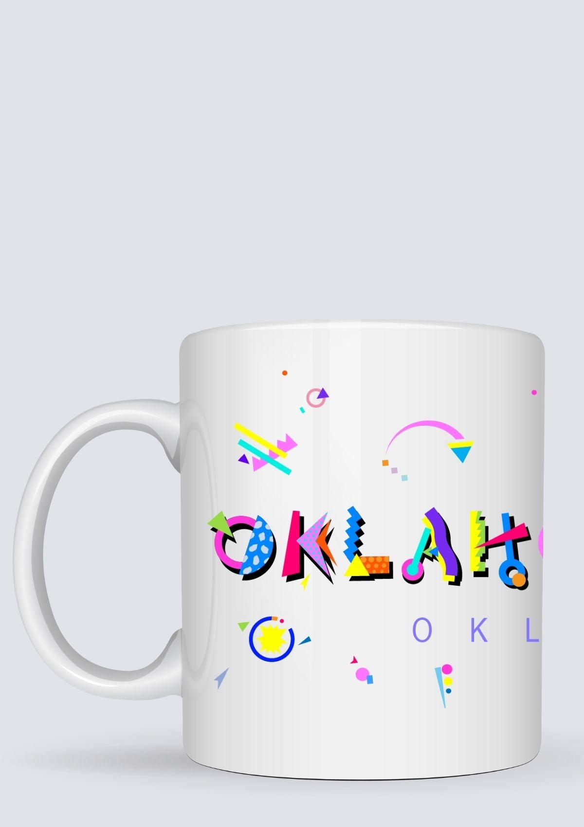 Oklahoma  POPtype™ Mug – 11oz Ceramic Coffee Cup