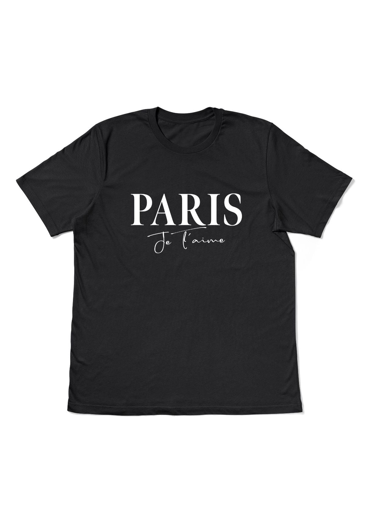 PARIS “Je t’aime” Graphic Tee (Black)
