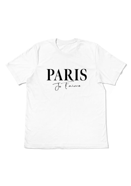 PARIS “Je t’aime” Graphic Tee (Black)