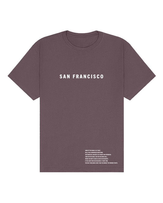 San Francisco Oversized Heavyweight T-Shirt – Bay Vibes & Bridge Toll Sass
