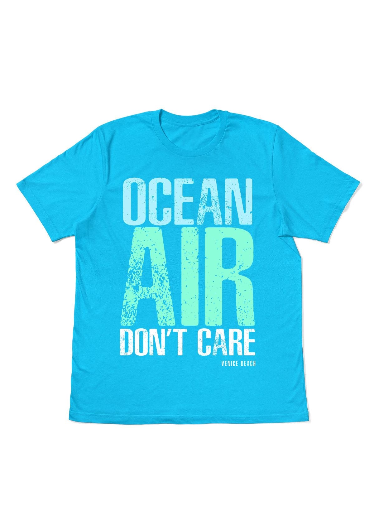 Venice Beach ocean air dont care t-shirt blue