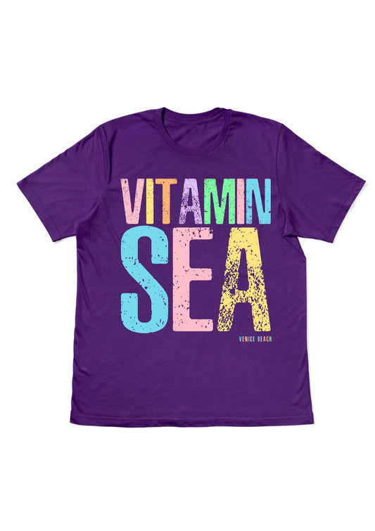 Venice Beach vitamin sea purple t-shirt