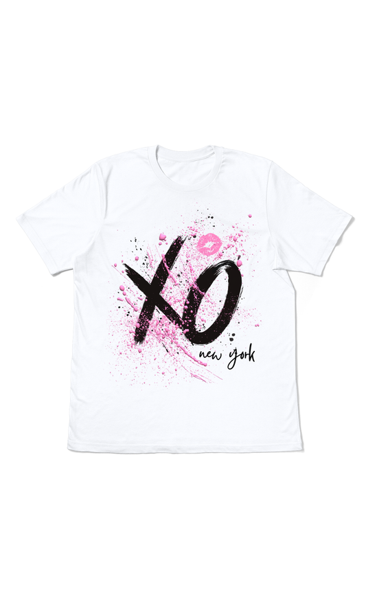XO New York City Graphic T-Shirt – White