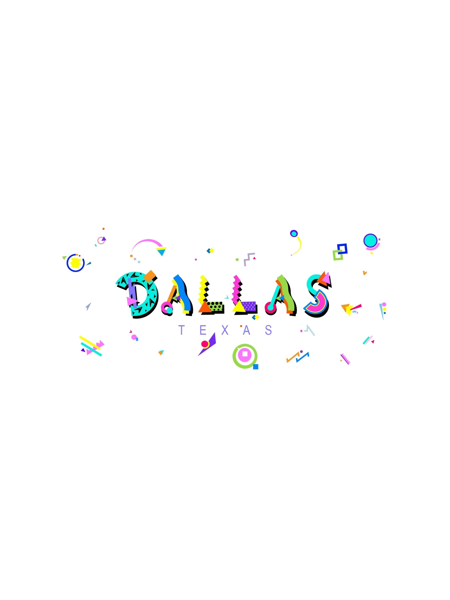 Dallas, Texas POPtype T-Shirt - Big D Energy 🤠