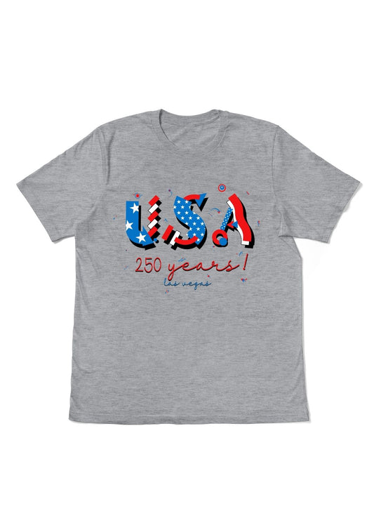USA 250 Years T-Shirt – Las Vegas Edition