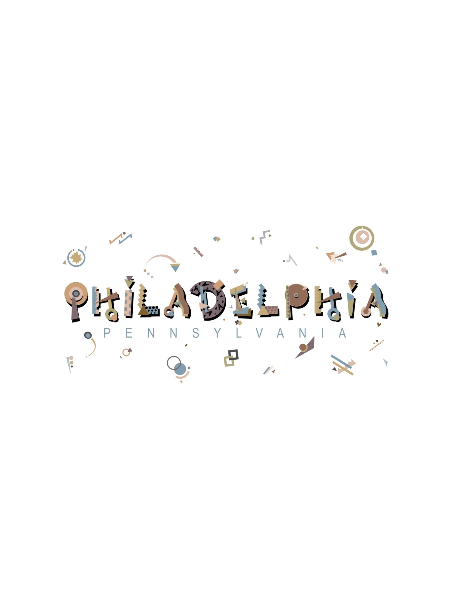 philadelphia pennsylvania t-shirt design