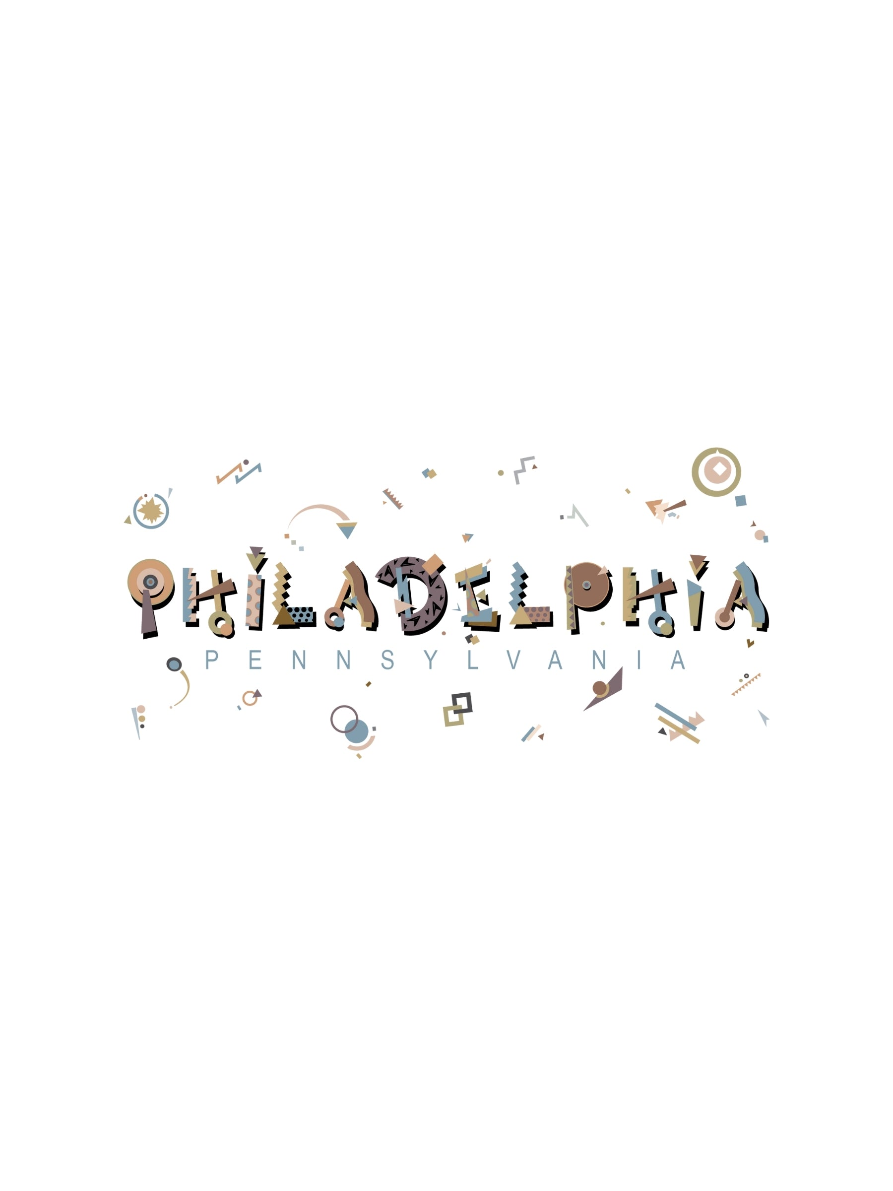 philadelphia pennsylvania t-shirt design
