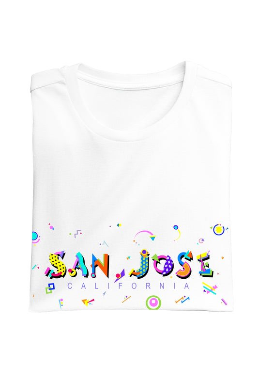 San Jose POPtype T-Shirt – Silicon Valley Cool & Streetwear Edge 💻