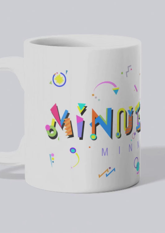Minneapolis Minnesota POPtype™ Mug - 11oz Ceramic Coffee Cup