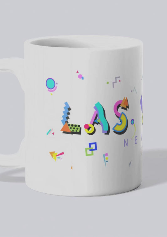 Las Vegas, Nevada  POPtype™ Mug - 11oz Ceramic Coffee Cup