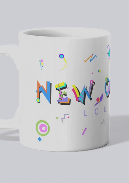 New Orleans POPtype™ Mug – 11oz Ceramic Coffee Cup