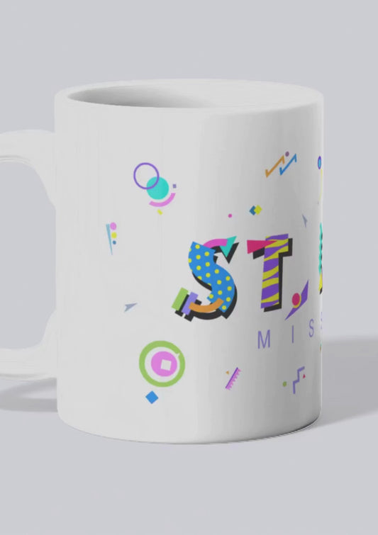 St. Louis POPtype™ Mug – 11oz Ceramic Coffee Cup