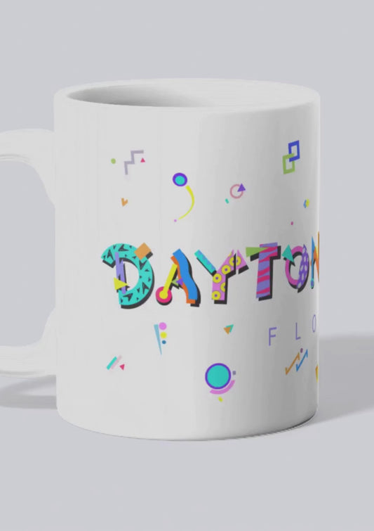 Daytona POPtype™ Mug – 11oz Ceramic Coffee Cup