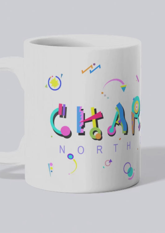Charlotte POPtype™ Mug – 11oz Ceramic Coffee Cup