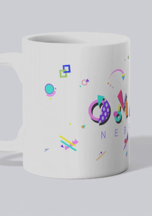 Omaha POPtype™ Mug – 11oz Ceramic Coffee Cup