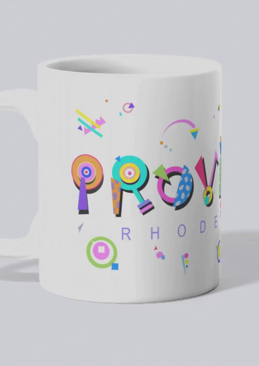 Providence  POPtype™ Mug – 11oz Ceramic Coffee Cup