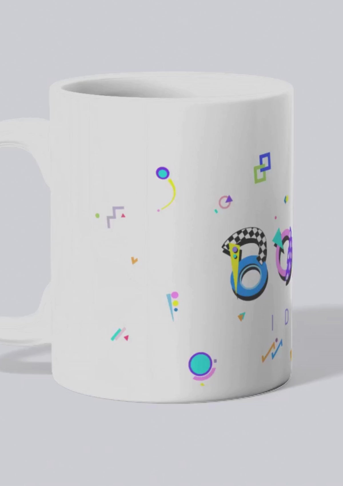 Boise Idaho Mug in a fun Poptype Font