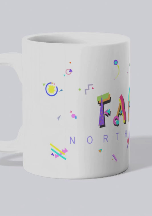 Fargo North Dakota POPtype™ Mug - 11oz Ceramic Coffee Cup