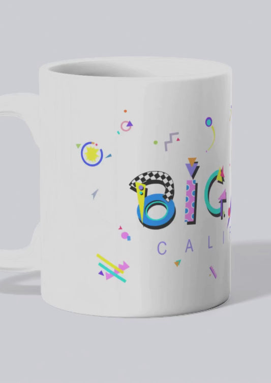 Big Sur POPtype™ Mug – 11oz Ceramic Coffee Cup