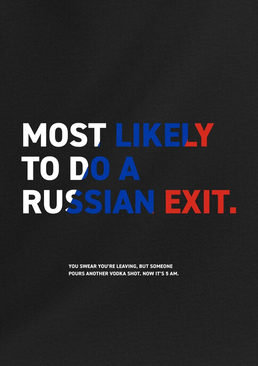 Russian Exit Tee | Exit Club™ — Caught Edition