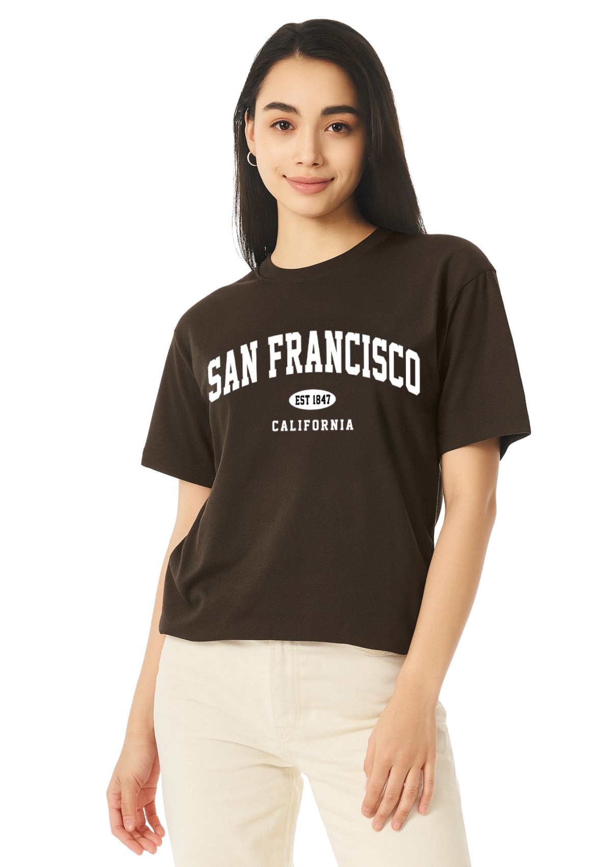 San Francisco California T-Shirt – Unisex (Vintage Brown)