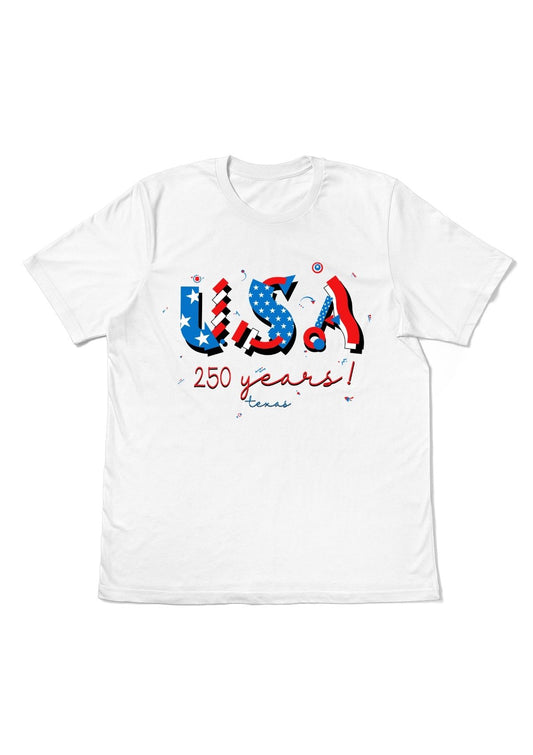 USA 250 Years T-Shirt – Texas Edition